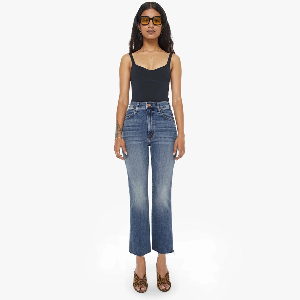NWT MOTHER PETITES Lil Hustler Ankle Fray
